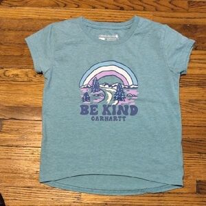 Carhartt Kids Teal 'Be Kind' Graphic Tee